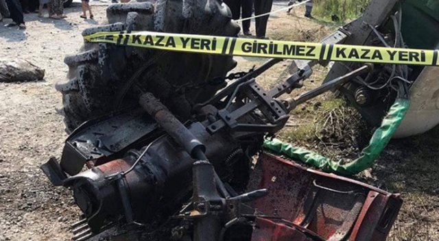 Tren traktörü ikiye böldü, sürücü hayatını kaybetti Tren traktörü ikiye böldü, sürücü hayatını kaybetti