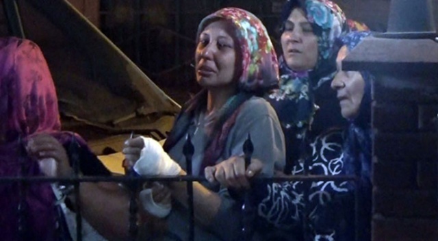 Yanarak can veren oğluna ve kardeşine son bakış