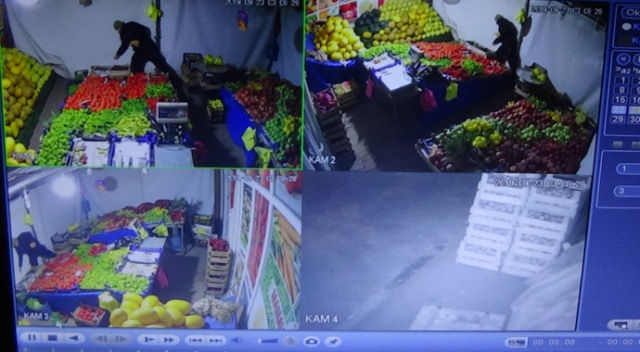 Birer gün arayla 3 kez aynı manavı soyan hırsız kameralara yakalandı Birer gün arayla 3 kez aynı manavı soyan hırsız kameralara yakalandı