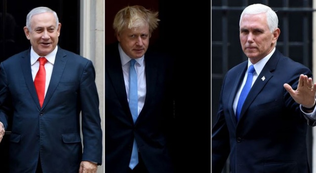 Boris Johnson, Pence ve Netanyahu ile görüştü Boris Johnson, Pence ve Netanyahu ile görüştü