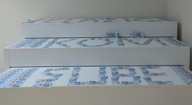 Elazığ&#039;da 392 adet sahte 100 TL ele geçirildi
