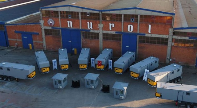 Emniyet güçlerine mobil zırhlı konteyner
