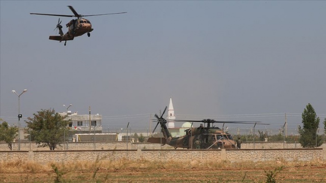 Fırat'ın doğusunda yedinci ortak helikopter uçuşu Fırat'ın doğusunda yedinci ortak helikopter uçuşu