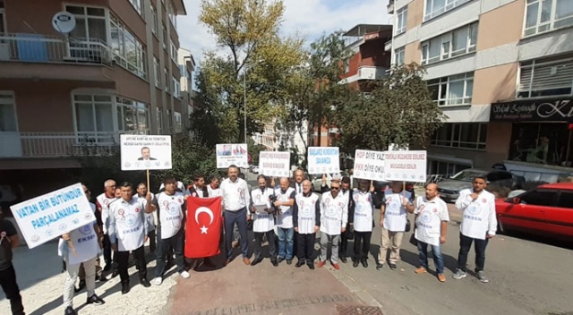 HDP Genel Merkezi önünde Diyarbakır'a destek eylemi