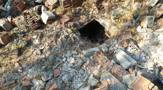 Minik Eymen’in cansız bedeni bu çukurda bulundu