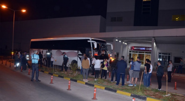 Psikolojik sorunu olan yolcunun krizi tuttu, otobüs rota değiştirdi