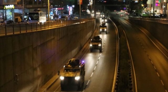 Şanlıurfa&#039;da Suriye sınırına askeri sevkiyat