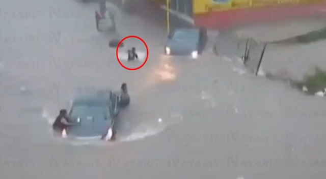 Sele kapılan genç kız, kanalizasyon çukurunda can verdi Sele kapılan genç kız, kanalizasyon çukurunda can verdi
