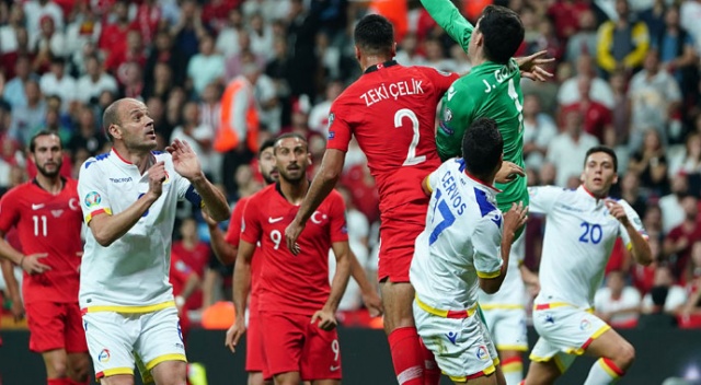 Türkiye, Andorra'yı tek golle geçti! Türkiye, Andorra'yı tek golle geçti!