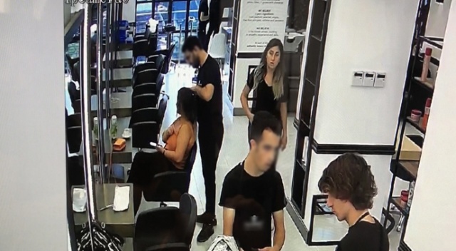 Ünlülerin güzellik merkezinde akıl almaz olay kamerada