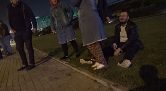 20 takla atan aracın içinden burnu kanamadan çıktı, hurdaya dönen aracı için hüngür hüngür ağladı
