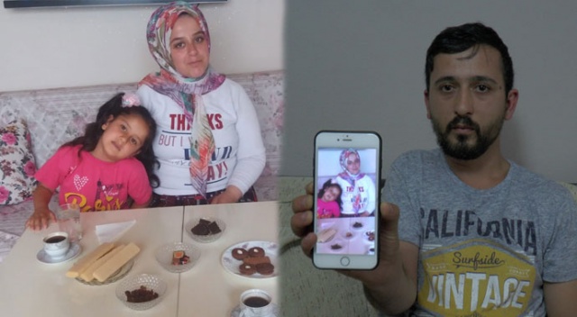 8 aylık hamile eşi ve 5 yaşındaki kızını arıyor