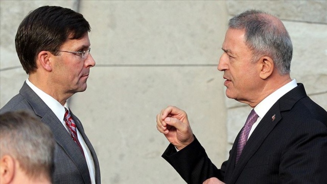 Bakan Akar, ABD'li mevkidaşı ile görüştü