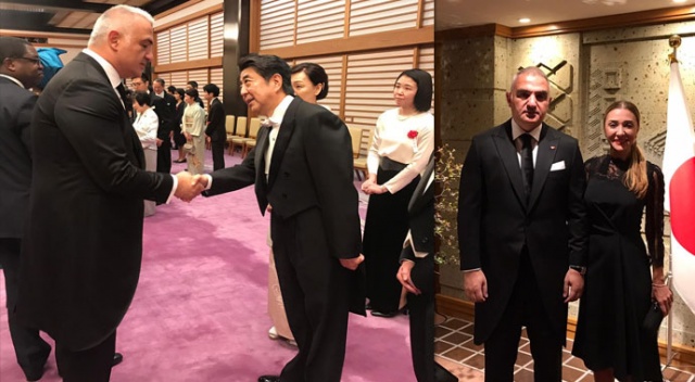 Bakan Ersoy, Japonya İmparatoru’nun tahta çıkma törenine katıldı