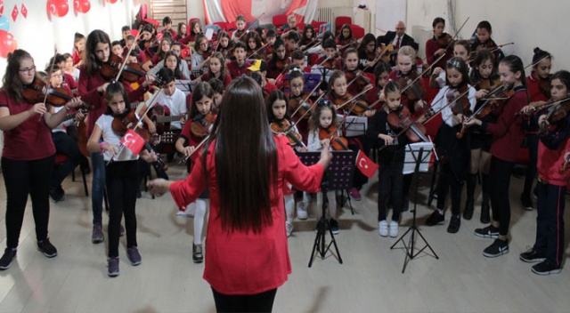 Barış Pınarı Harekatı'nın kahramanlarına bir destek de çocuklarından geldi