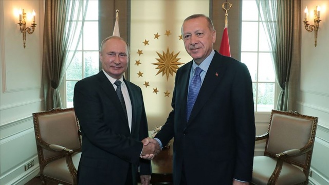 Cumhurbaşkanı Erdoğan, Rusya Devlet Başkanı Putin ile görüştü