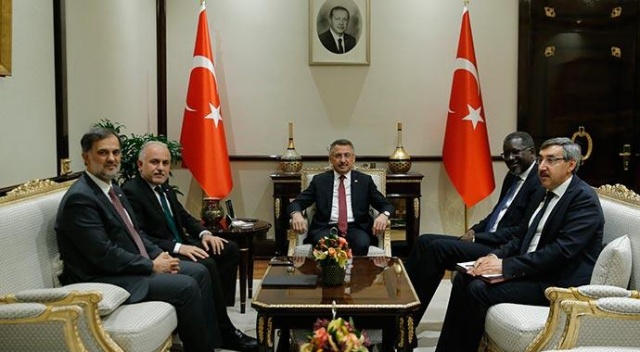 Cumhurbaşkanı Yardımcısı Oktay'ın kabulü