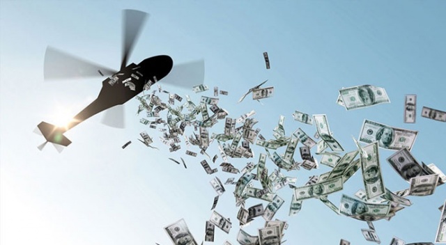 Helikopterle para yağacak