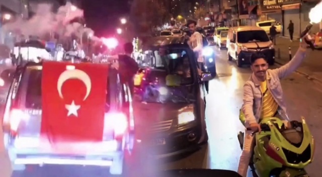 İstanbul&#039;da istenmeyen görüntüler! Asker eğlencelerinde magandalar trafikte havaya ateş açtı