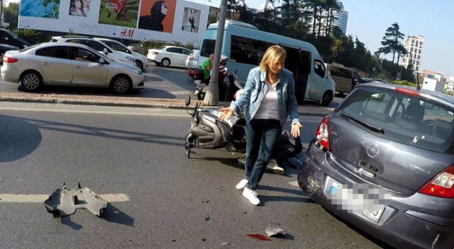 İstanbul’da &#039;kasap et, koyun can derdinde&#039; dedirten kaza: Yaralanan gençle değil arabasıyla ilgilendi
