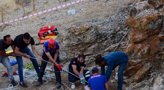 Karaman&#039;da obruğa düşen kişi öldü