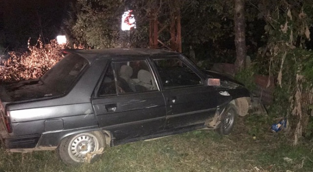 Kontrolden çıkan otomobil ağaca çarptı: 2 yaralı Kontrolden çıkan otomobil ağaca çarptı: 2 yaralı