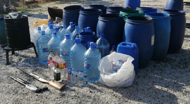 Malatya’da kaçak alkol ele geçirildi