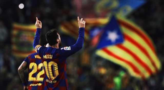 Messi şov yaptı, Barcelona farkı açtı