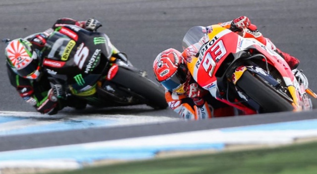 MotoGP'de sıralama turlarına fırtına engeli MotoGP'de sıralama turlarına fırtına engeli