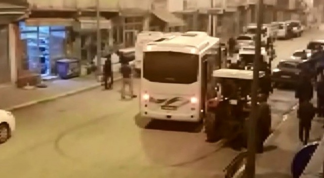 Samanlığına inek giren şahıs cinnet geçirdi