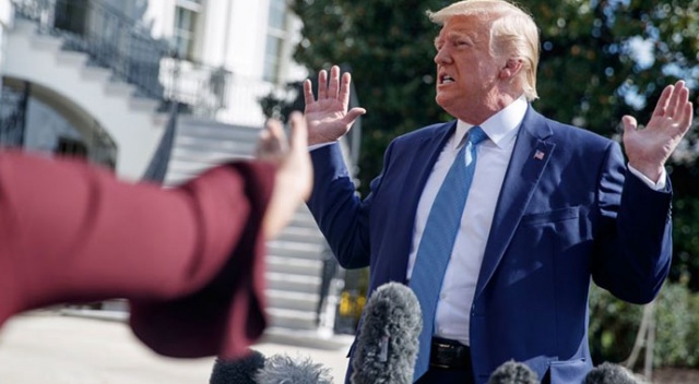 Trump'tan azil soruşturmasına ilişkin açıklama Trump'tan azil soruşturmasına ilişkin açıklama