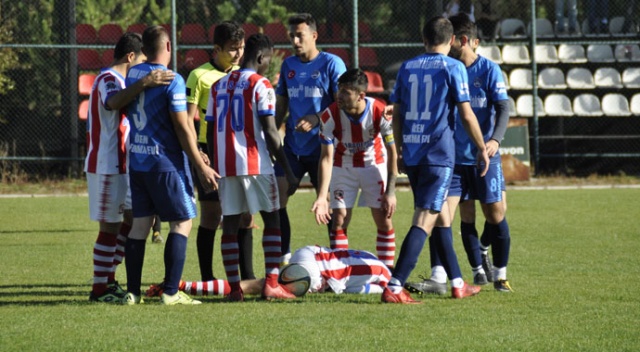 Amatör lig maçında gerginlik