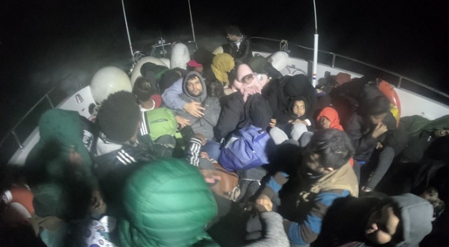Ayvalık’ta 143 mülteci yakalandı