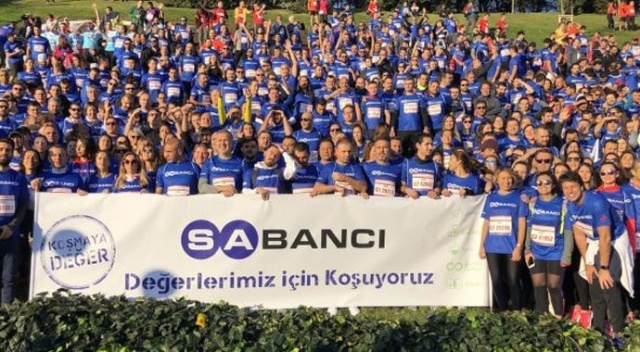 Bin Sabancı çalışanı, değerleri için 'Koşmaya Değer' dedi Bin Sabancı çalışanı, değerleri için 'Koşmaya Değer' dedi
