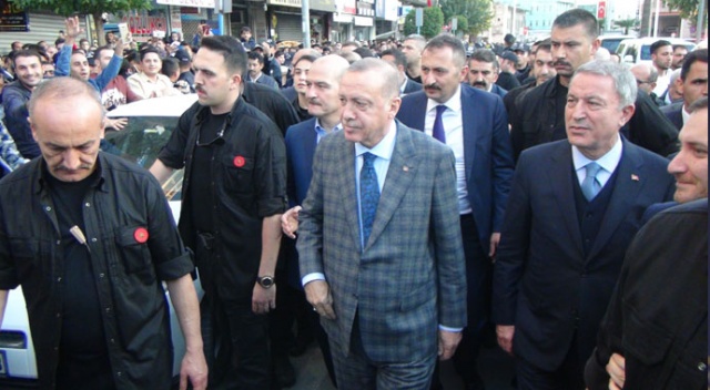 Cumhurbaşkanı Erdoğan’ın Şanlıurfa’daki temasları