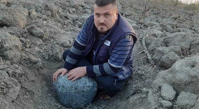 Evin bahçesine 50 kiloluk göktaşı düştüğü iddiası