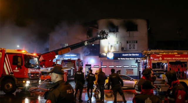 Güngören'de tekstil atölyesinde yangın