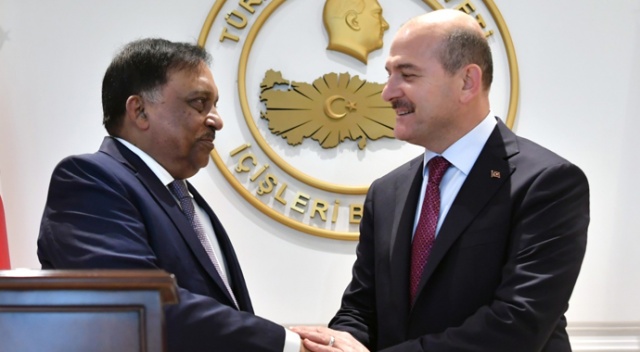 İçişleri Bakanı Soylu, Bangladeşli mevkidaşını ağırladı