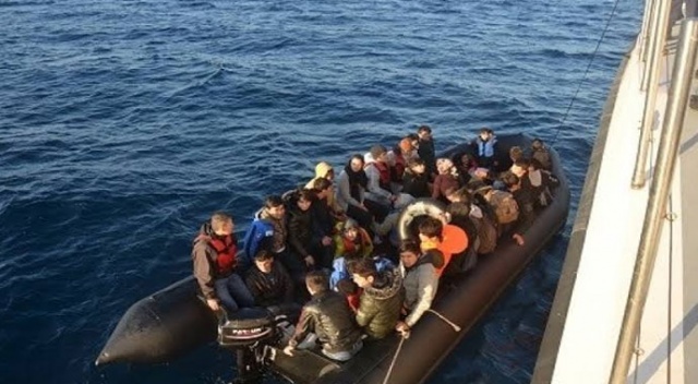 İzmir'de 126 düzensiz göçmen yakalandı İzmir'de 126 düzensiz göçmen yakalandı