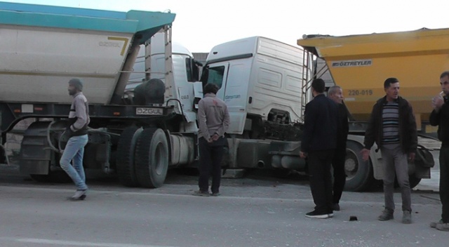 Kediyi ezmek istemeyen tır sürücüsü, tırla çarpıştı: 1 yaralı Kediyi ezmek istemeyen tır sürücüsü, tırla çarpıştı: 1 yaralı