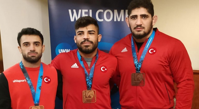 Millilerden Dünya Güreş Şampiyonası'nda 6 madalya