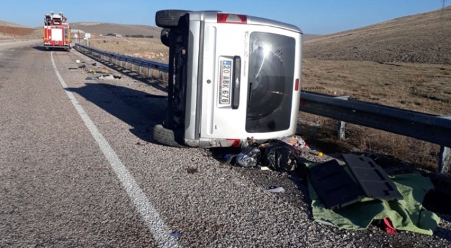 Sivas’ta trafik kazası: 1 ölü 6 yaralı
