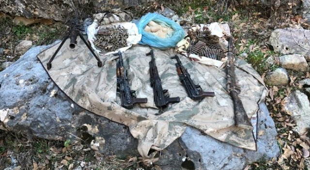 'Kıran 10' operasyonunda silah ve mühimmat bulundu 'Kıran 10' operasyonunda silah ve mühimmat bulundu