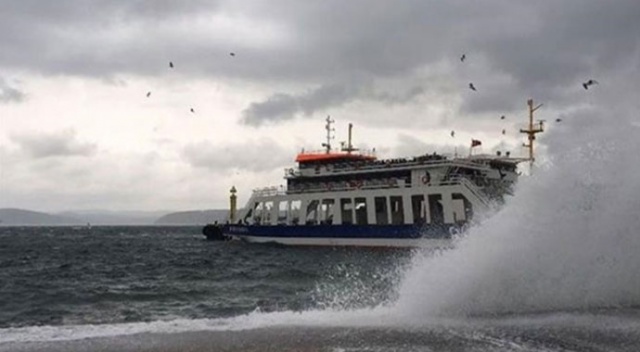 Deniz ulaşımına olumsuz hava engeli