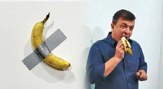 Duvardaki muz yeniden satışta: Tahmini fiyat 1,5 milyon dolar - 1. Resim