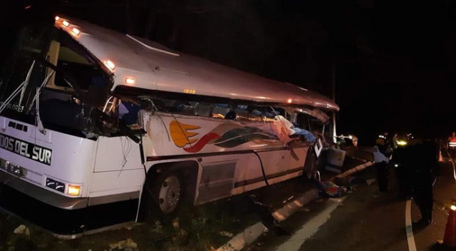 Guatemala&#039;da otobüs kazası: 20 ölü, 12 yaralı