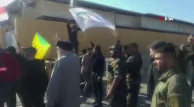 Haşdi Şabi yanıları, ABD’nin Bağdat Büyükelçiliğini işgal etti