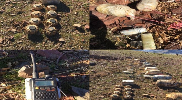 Irak'ın kuzeyinde ele geçirilen PKK'ya ait EYP, mayın ve silahlar imha edildi Irak'ın kuzeyinde ele geçirilen PKK'ya ait EYP, mayın ve silahlar imha edildi