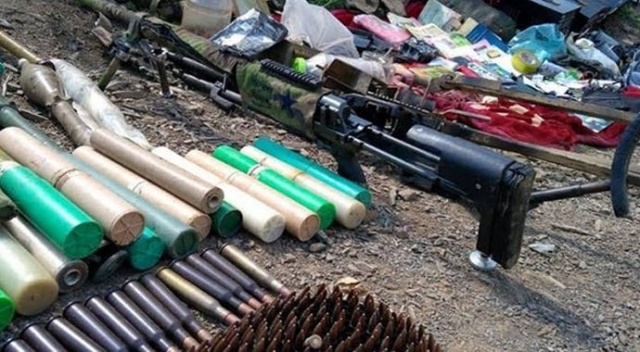 Kars'ta PKK'ya ait yaşam malzemesi ele geçirildi Kars'ta PKK'ya ait yaşam malzemesi ele geçirildi