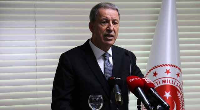 Milli Savunma Bakanı Akar:&quot;Ülkemizin birliği, bütünlüğü ve güvenliği için bir bütün halinde çalışmalarımızı sürdürüyoruz&quot;